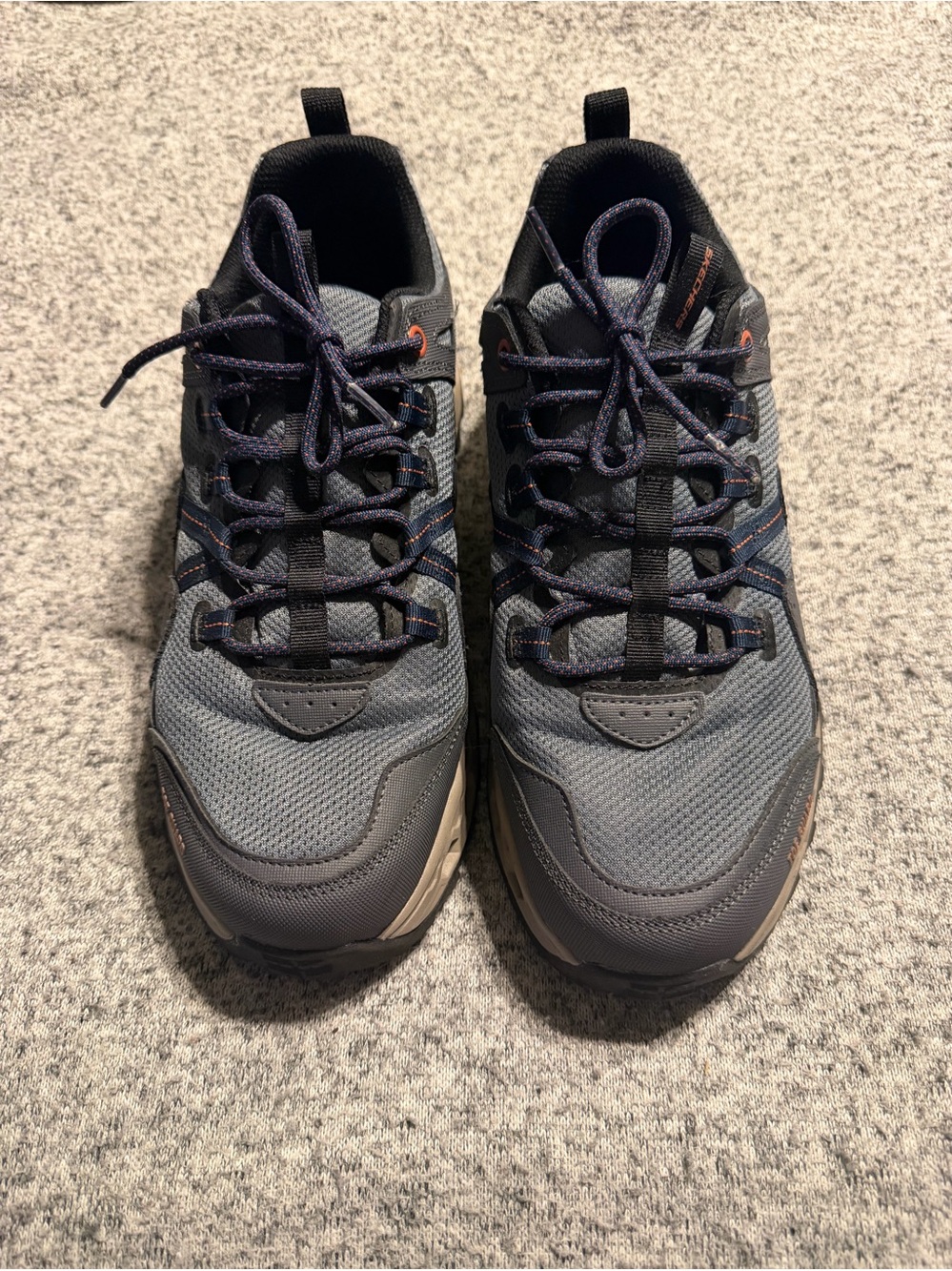 Skechers Men's 11.5 Glide Step Memory Foam Mesh Sport Comfort Casual Slate - Picture 1 of 9